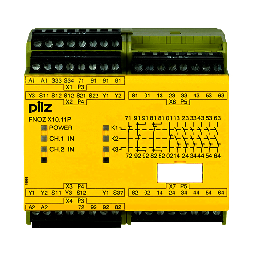 777750 New PILZ PNOZ X10.11P 24VDC 6n/o 4n/c 6LED